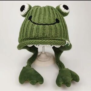 Frog eyes headband and hat new
